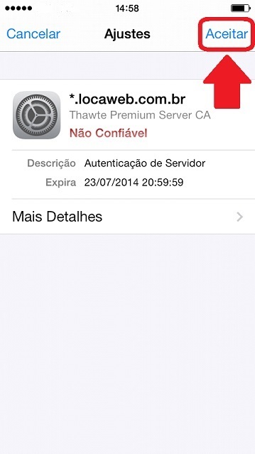 Configurar Email no IPhone - Passo 11