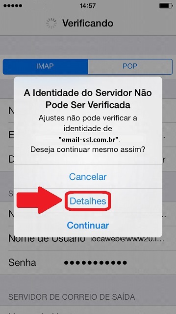 Configurar Email no IPhone - Passo 10