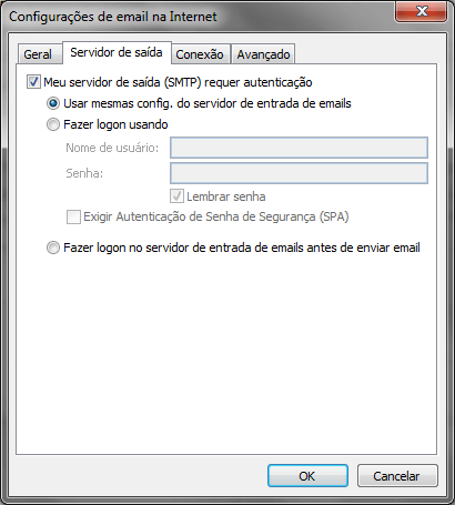 Configurando seu E-mail no Windows Outlook 2010 - Passo 6
