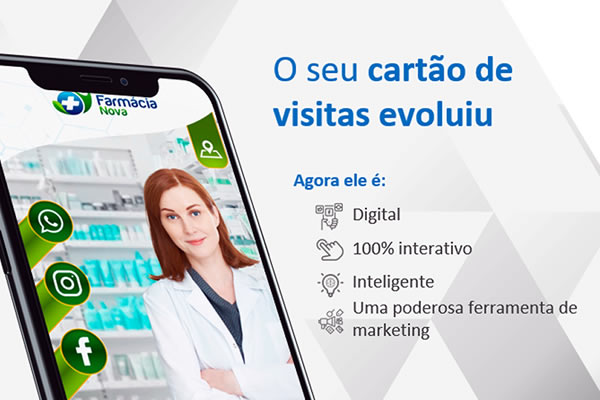 cartão de visita interativo digital
